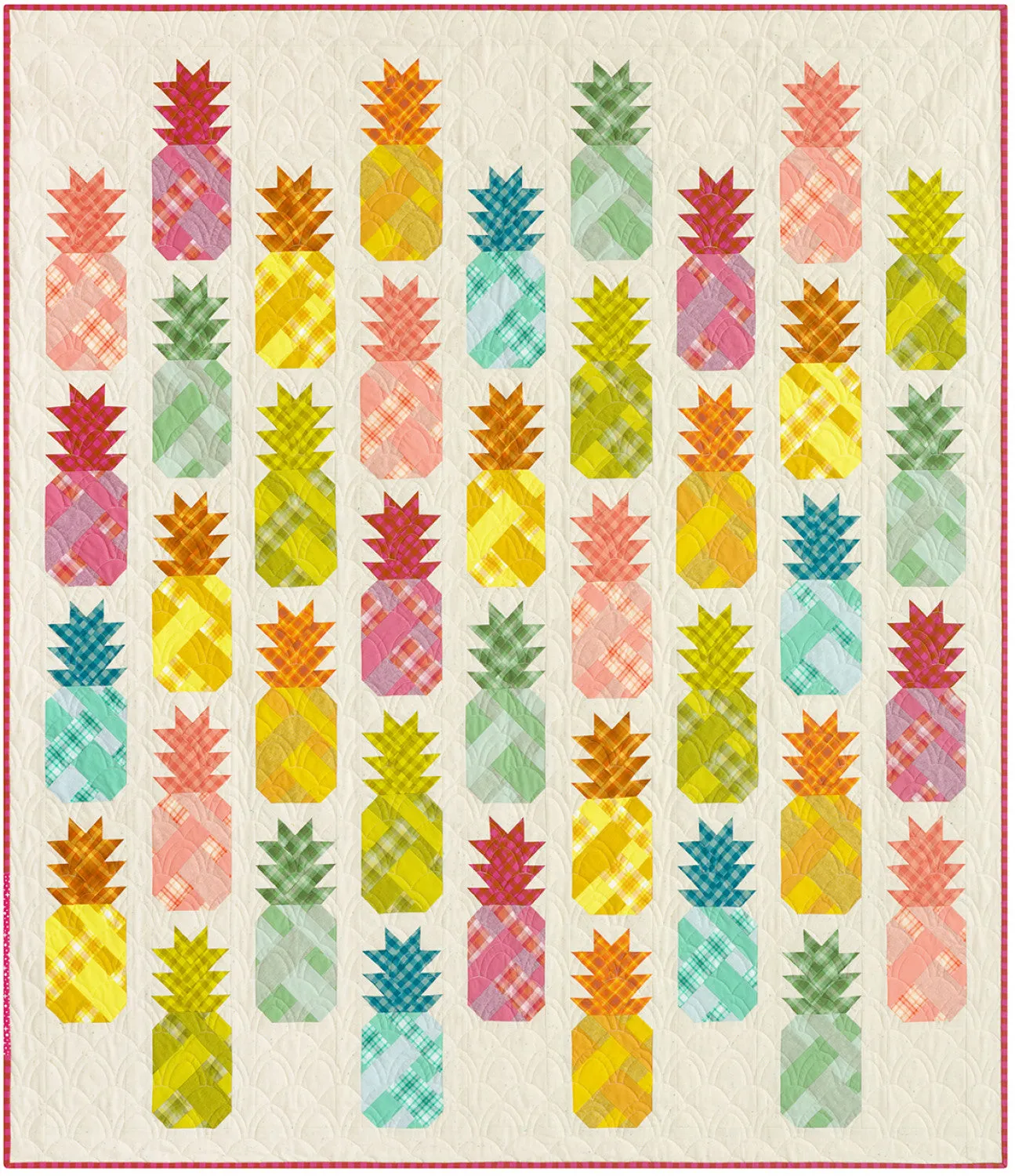 Kitchen Window Wovens | Pineapple Farm Quilt Kit by Elizabeth Hartman | 60" x 70"