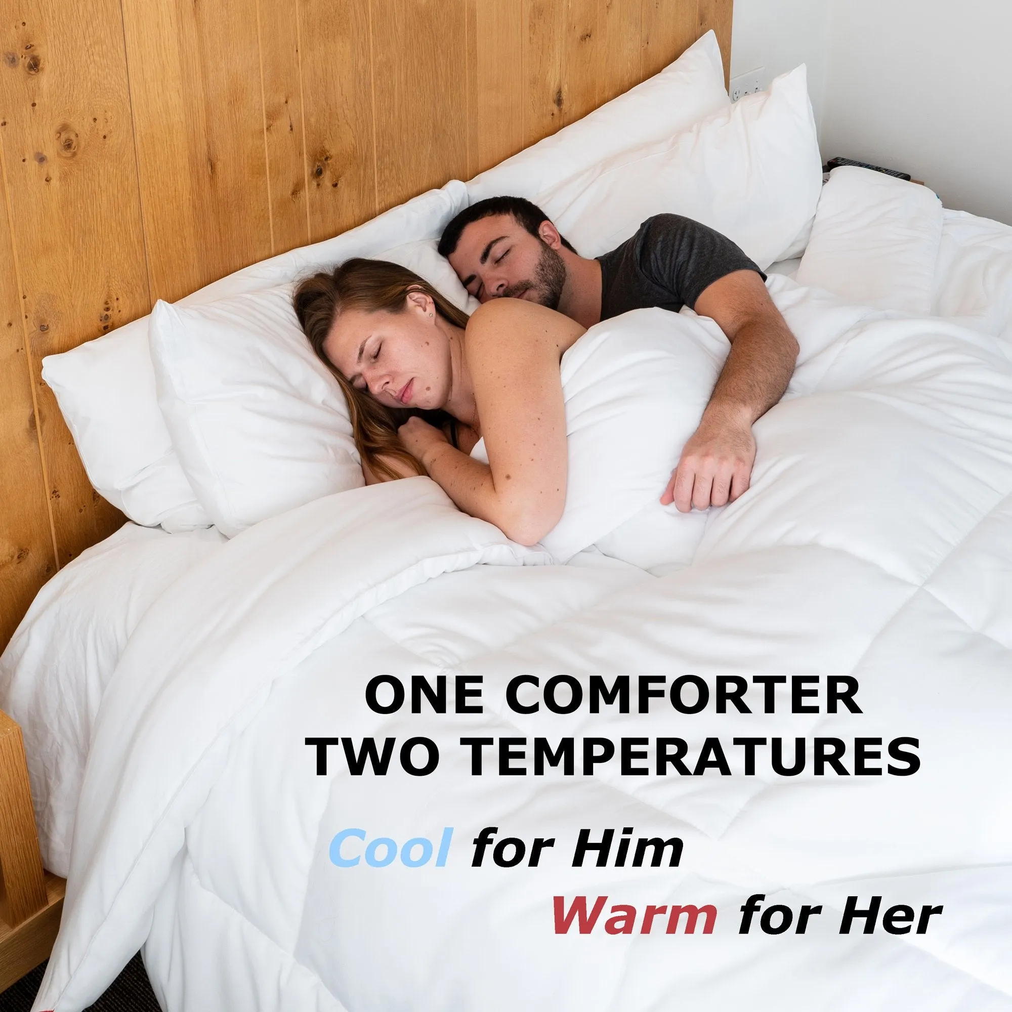 Komforte Dual Zone Couple's Comforter