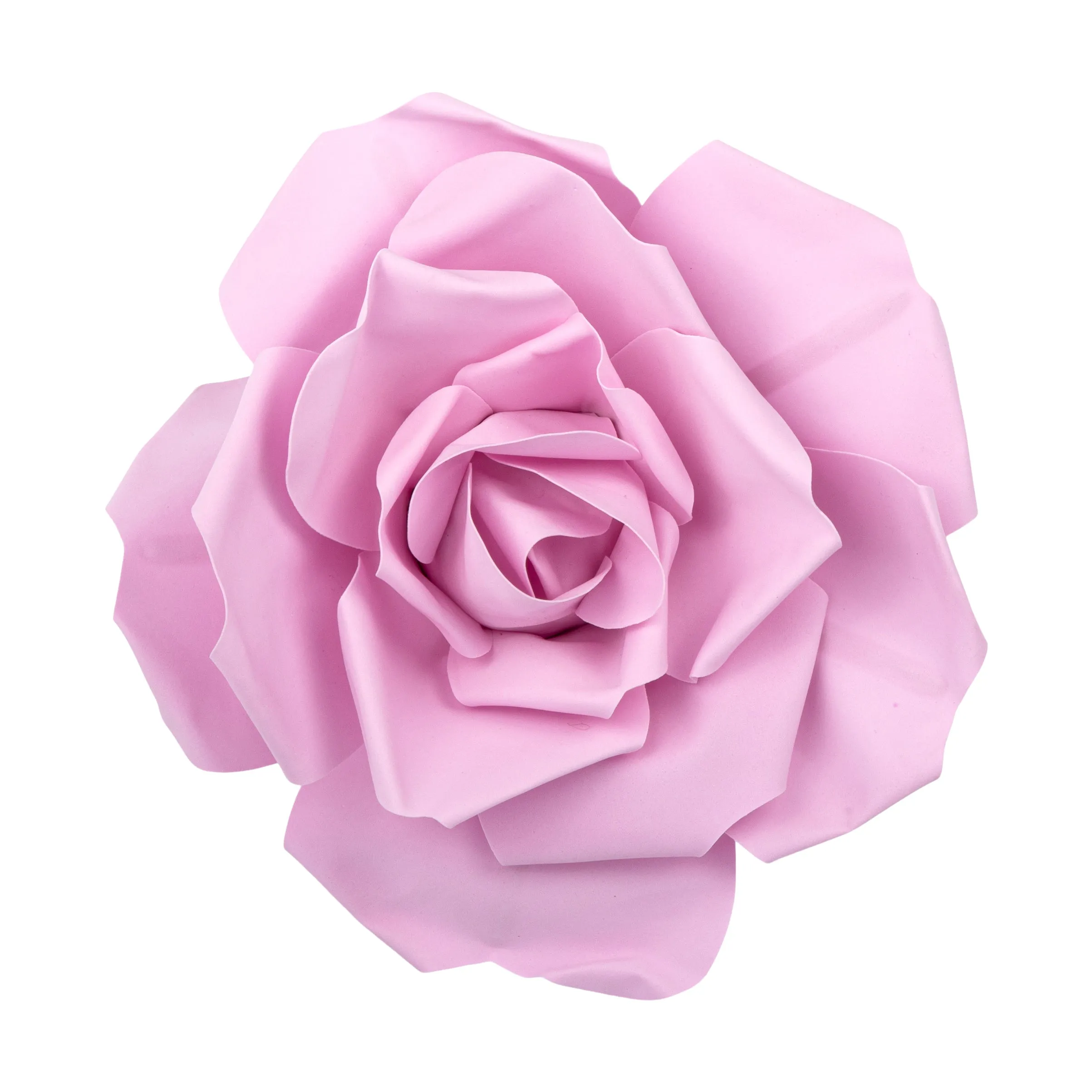 Large Foam Rose Wall  Decor 30 cm - Pink