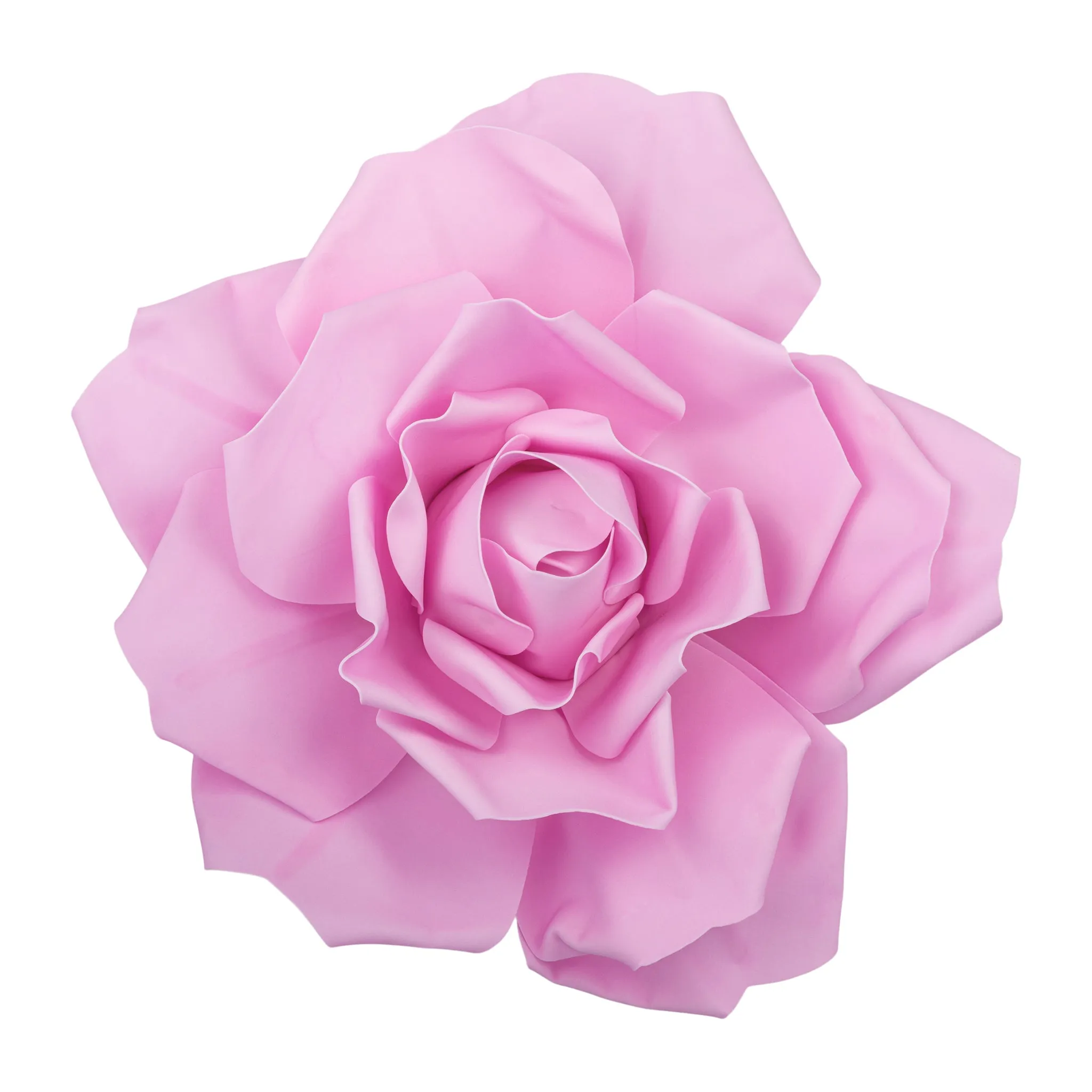 Large Foam Rose Wall  Decor 40 cm - Pink