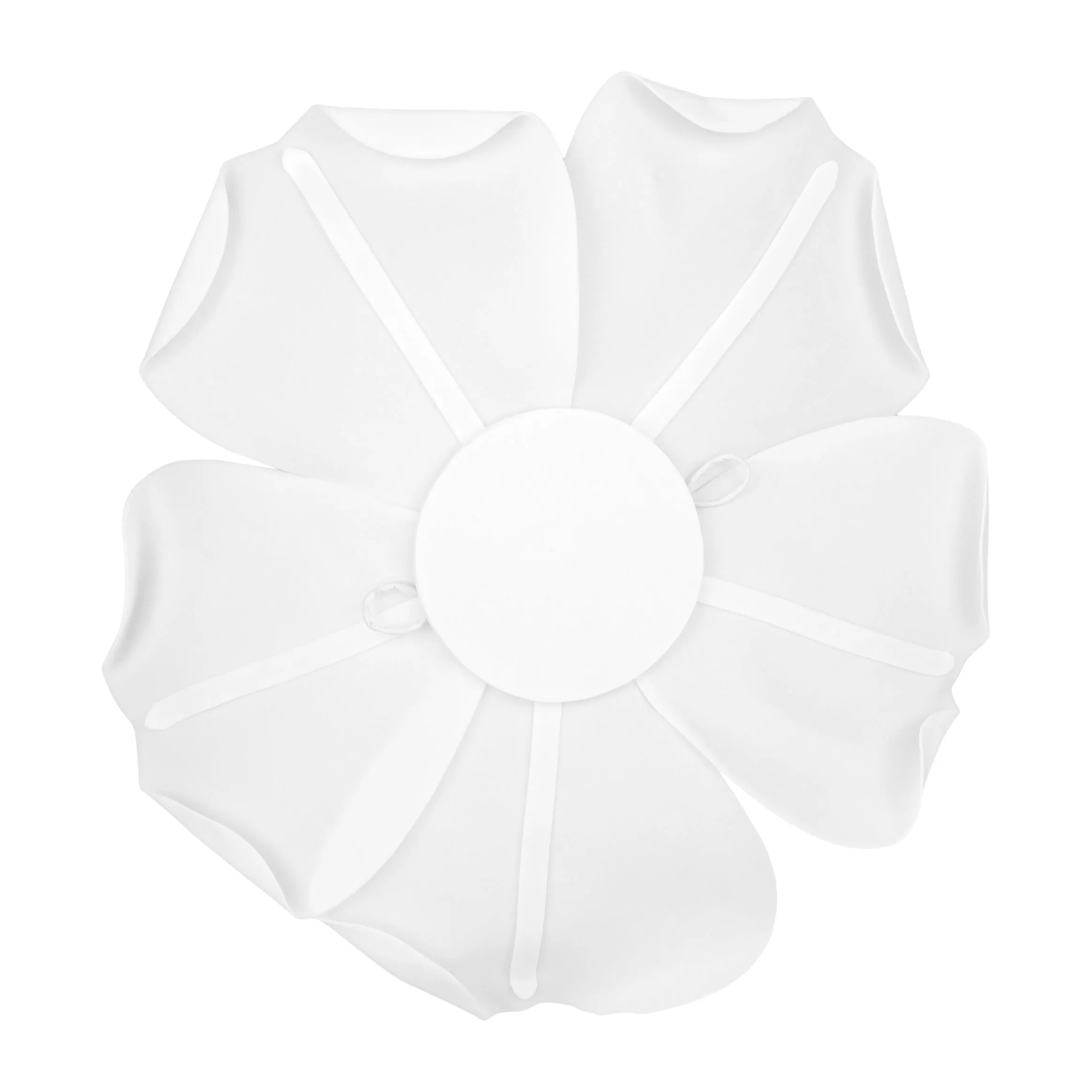 Large Foam Rose Wall  Decor 40 cm - White