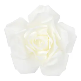 Large Foam Rose Wall  Decor 50 cm - Ivory