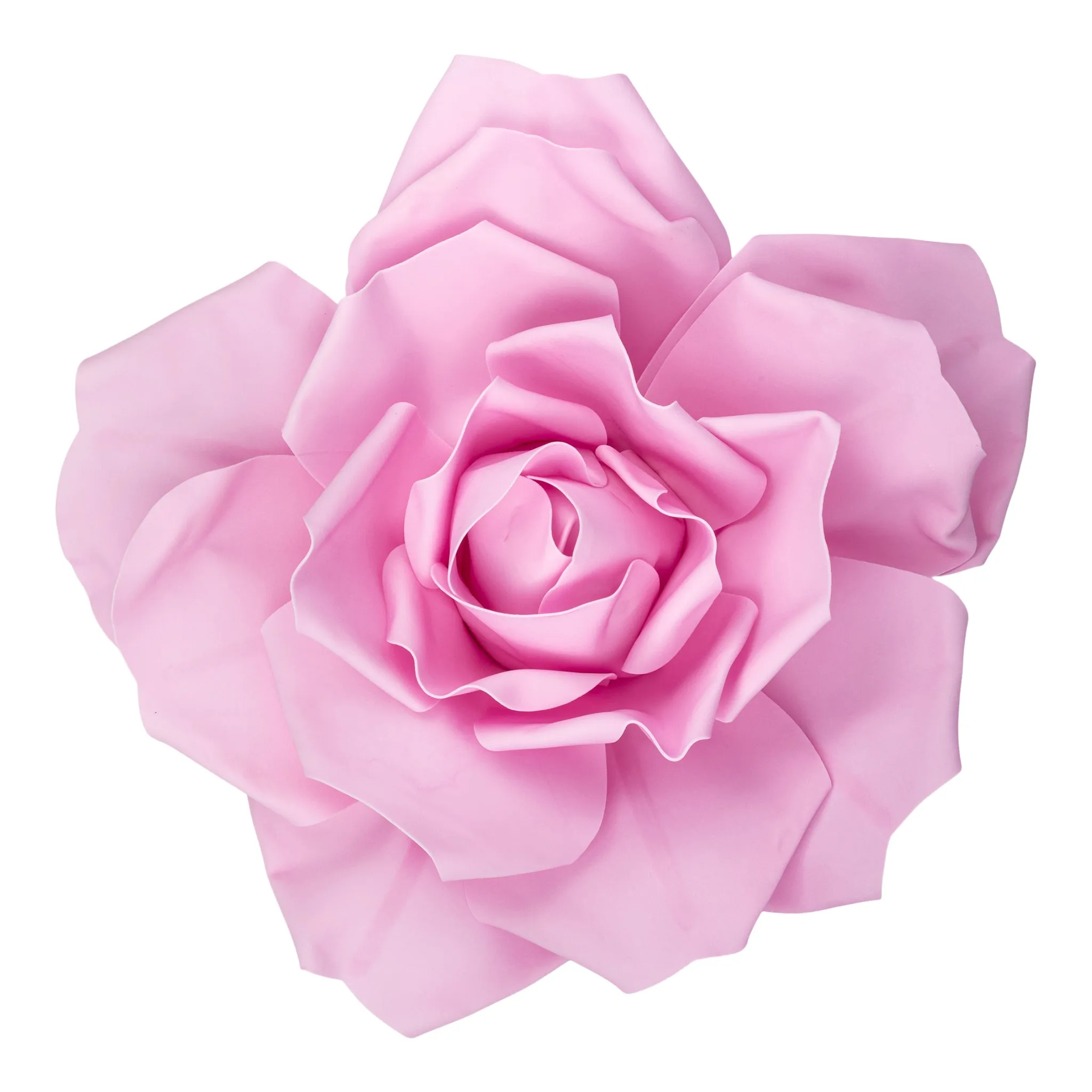 Large Foam Rose Wall  Decor 50 cm - Pink