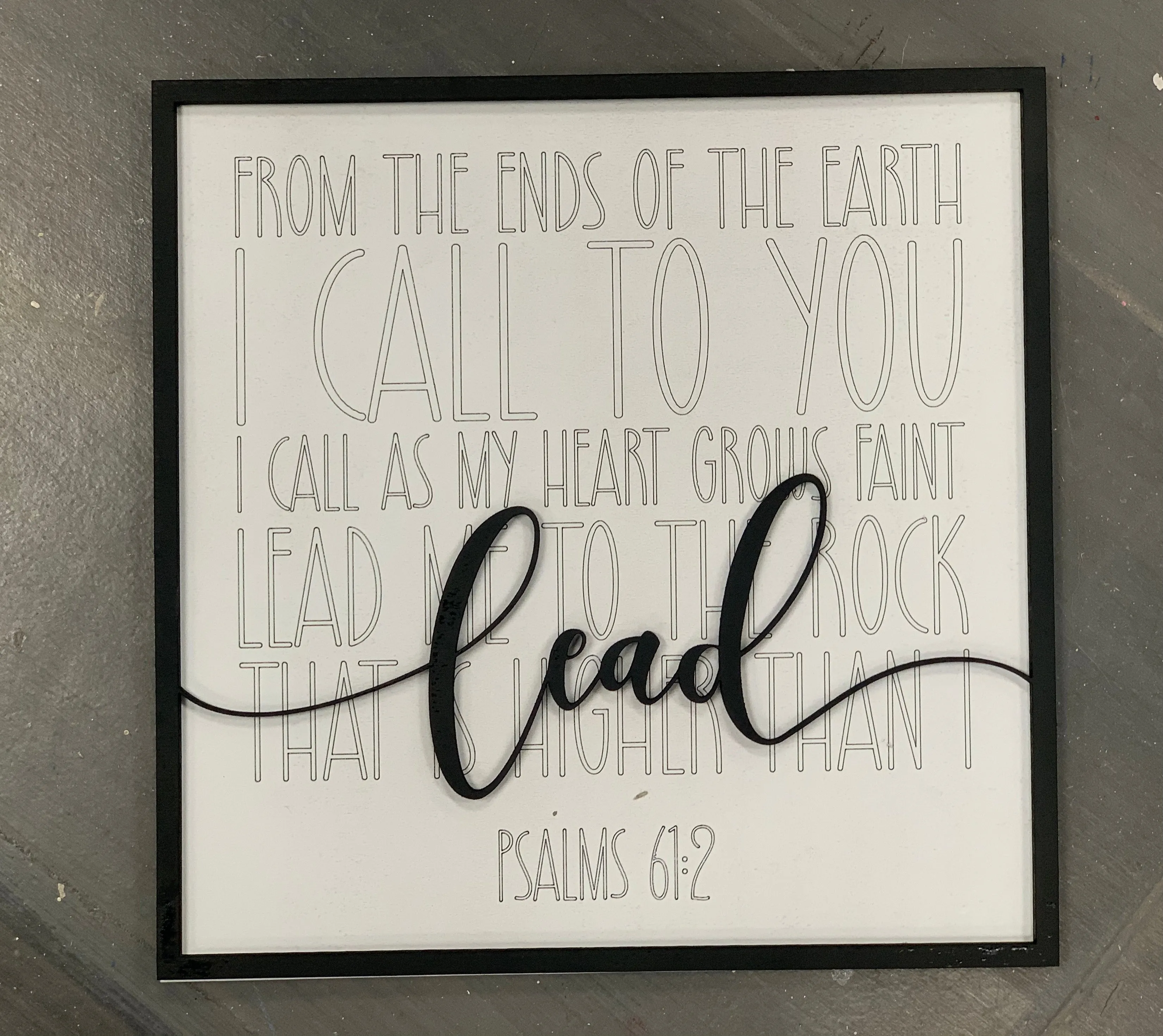 Layered Quotes: Lead Me to the Rock Psalms 61:2