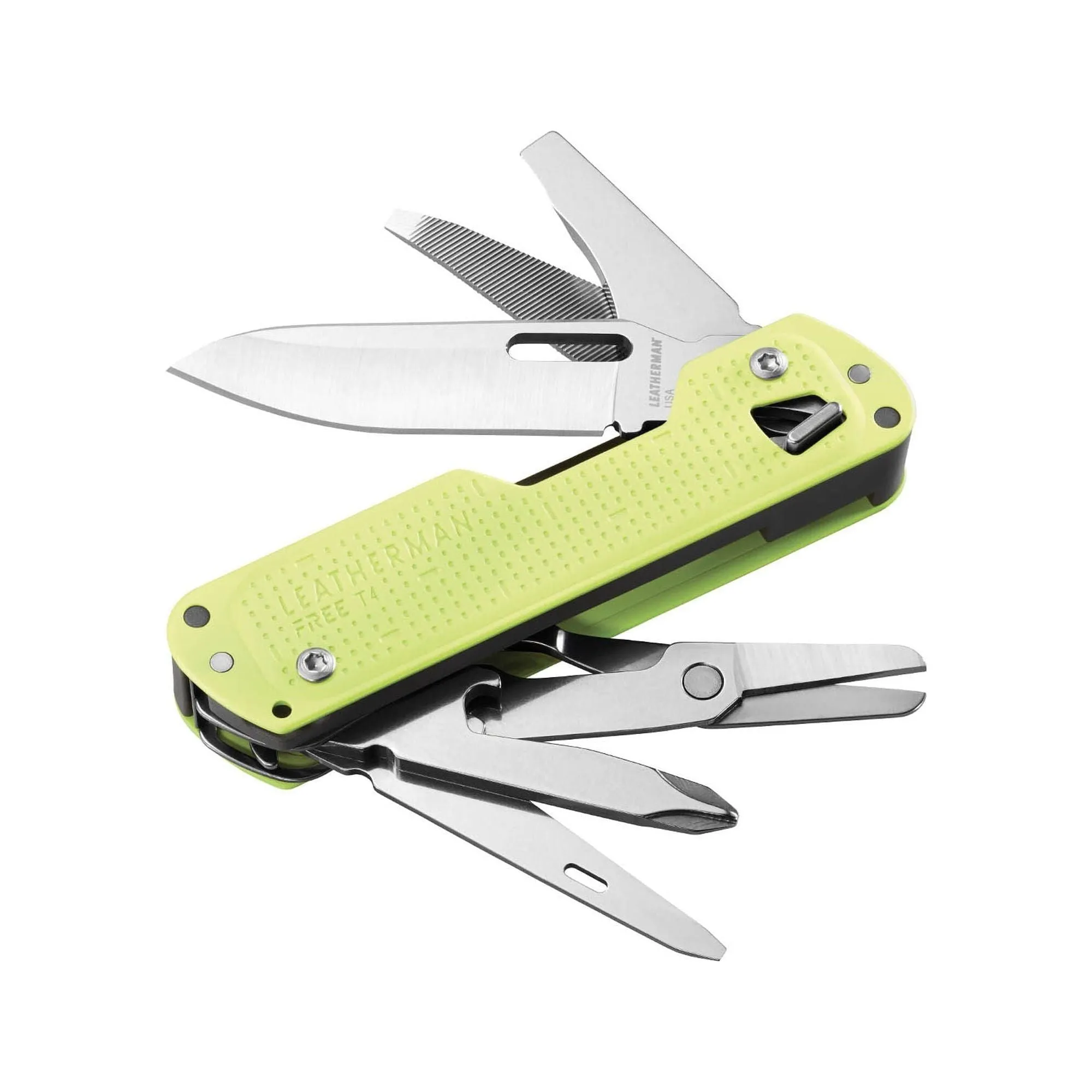 Leatherman Free T4 Multipurpose Tool - Lunar Yellow