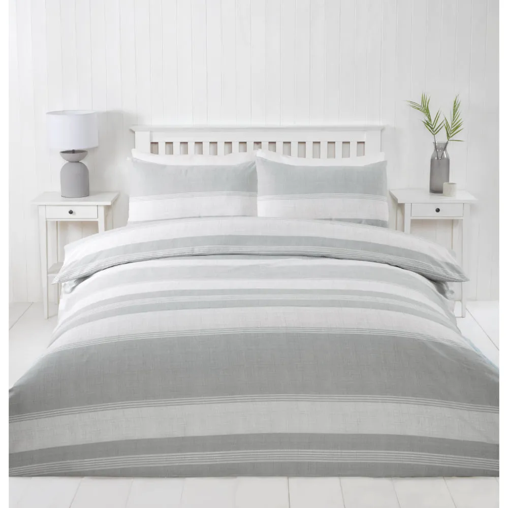 Lewis's Harbour Duvet Set - Grey