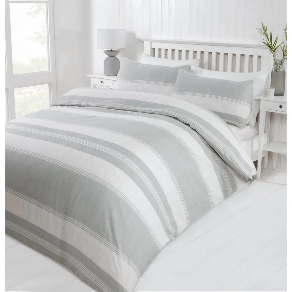 Lewis's Harbour Duvet Set - Grey