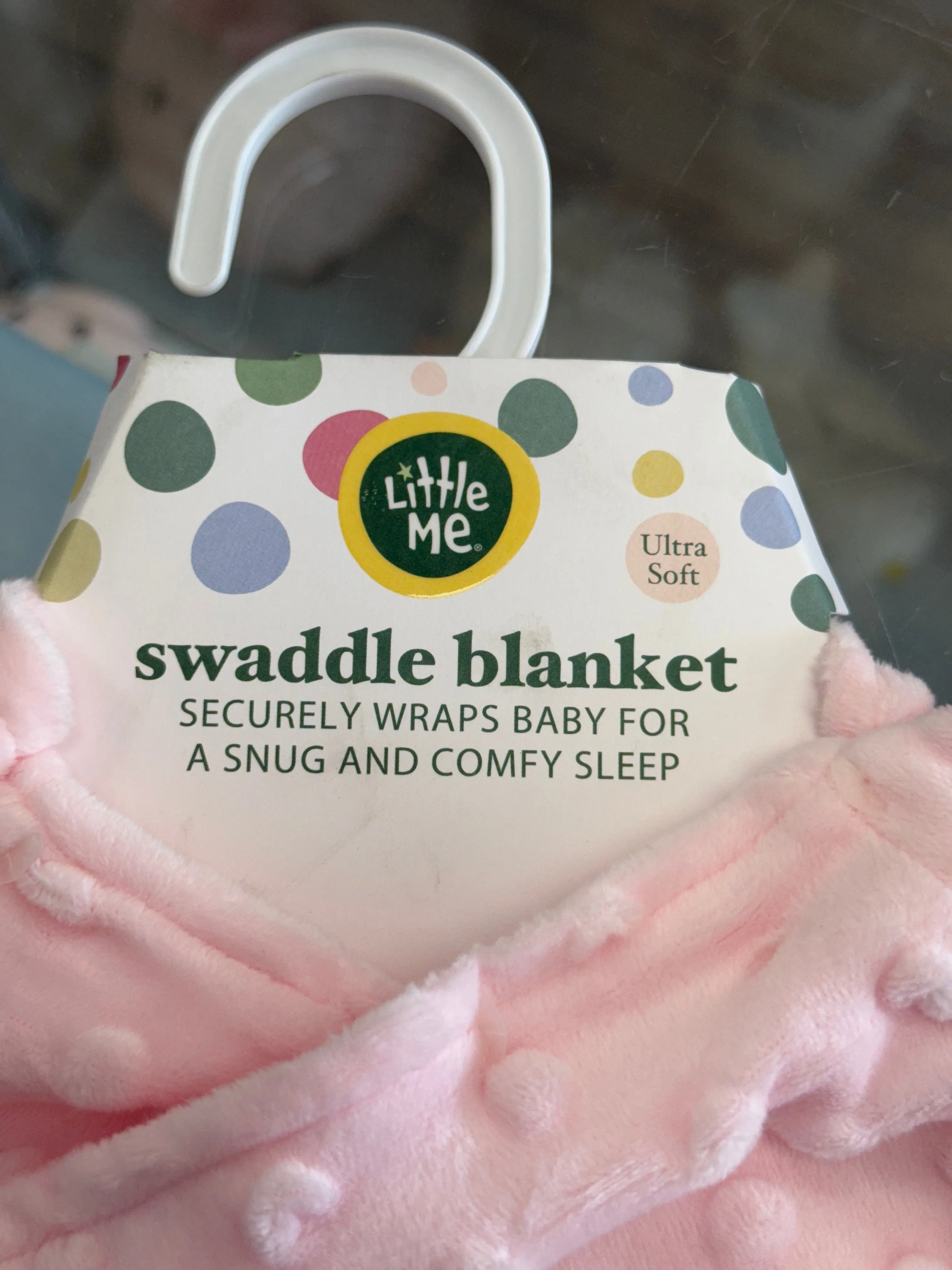 Little Me Thank Heaven for Little Girls Swaddle Blanket