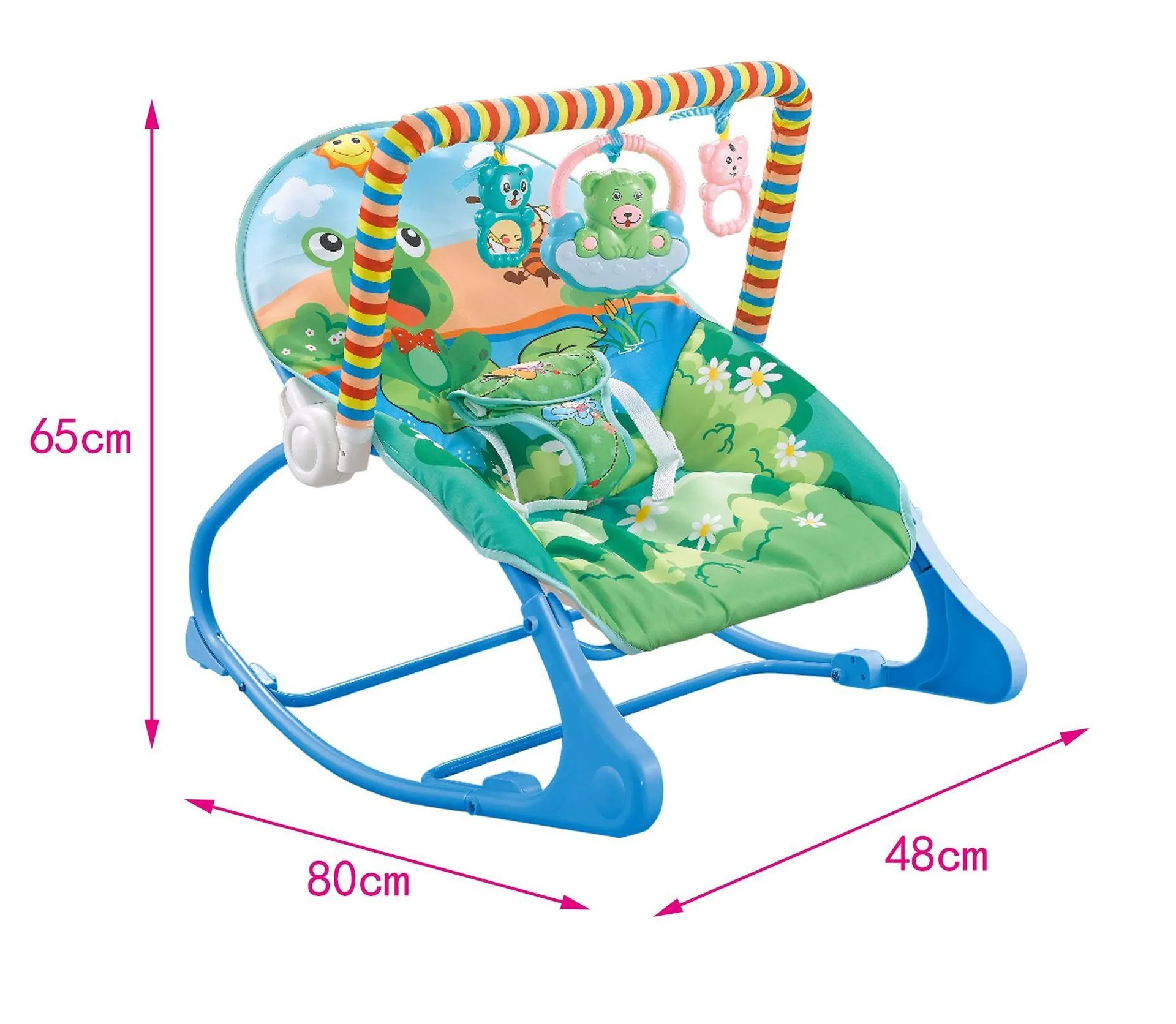 LovelyRLovely Baby Portable Foldable Rocking Bed With Mosquito Net