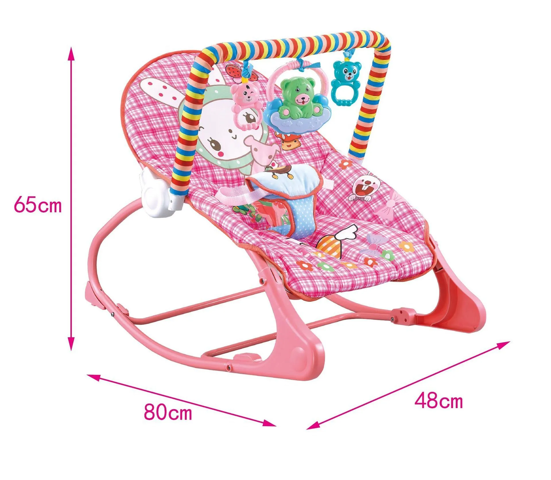 LovelyRLovely Baby Portable Foldable Rocking Bed With Mosquito Net