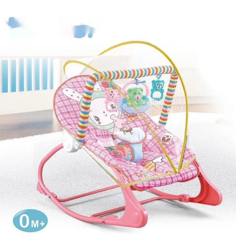 LovelyRLovely Baby Portable Foldable Rocking Bed With Mosquito Net