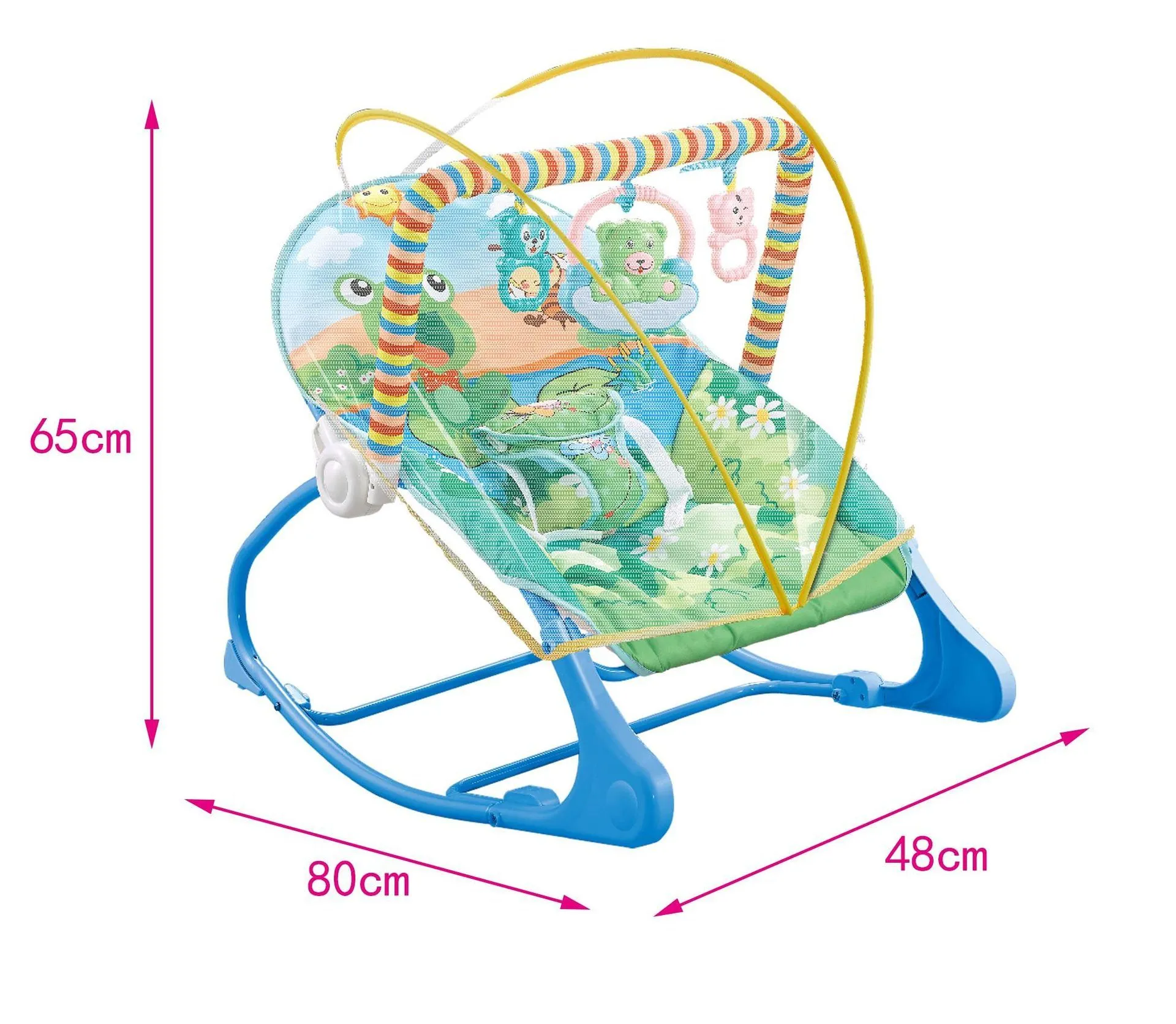 LovelyRLovely Baby Portable Foldable Rocking Bed With Mosquito Net