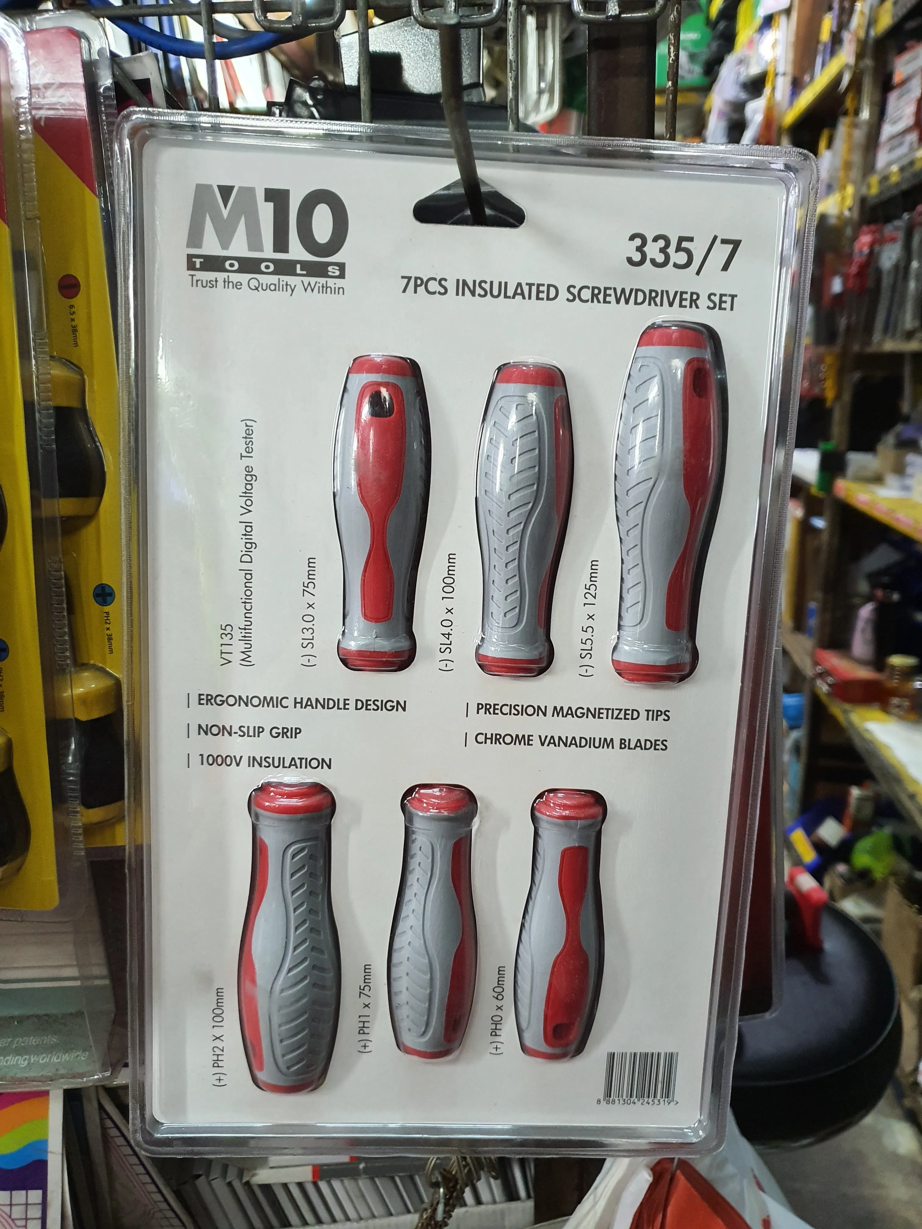 M10 335/7 Insulated Screwdriver Set 7pc | Model : 007-239-927