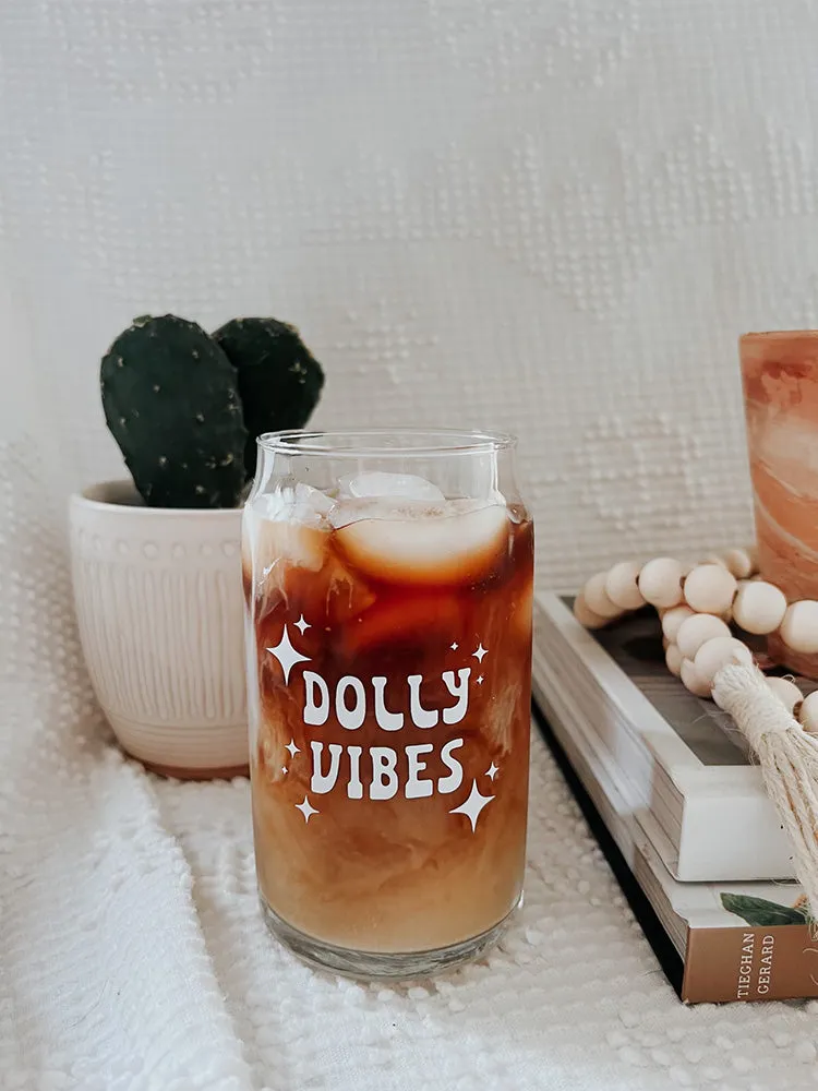 Maddon and Co Dolly Vibes Glass Cup