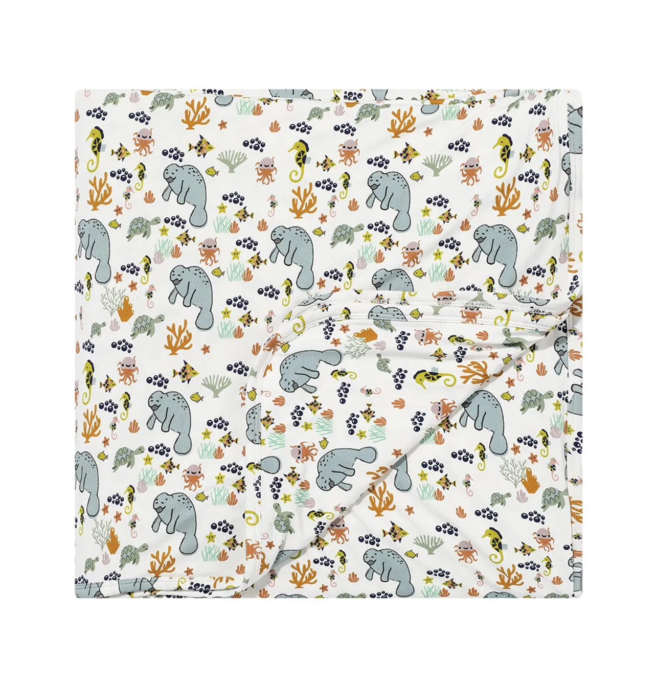 Manatee Luxury Bamboo Baby Blanket