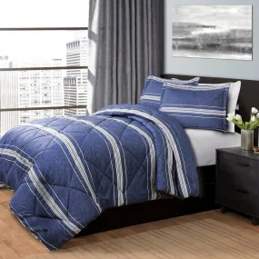 Marlton Stripe Comforter Set Back To Campus Dorm Room Bedding