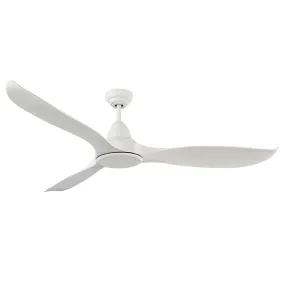 Martec Wave 52in 132cm DC Ceiling Fan - White Satin