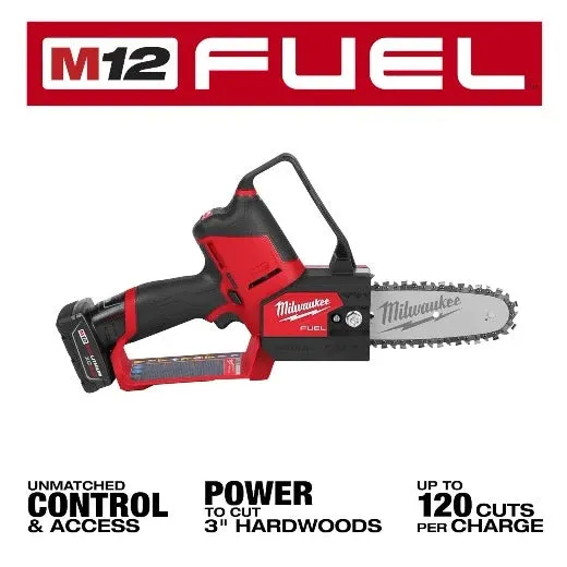 Milwaukee 2527-21 M12 Fuel Hatchet Pruning Saw Kit