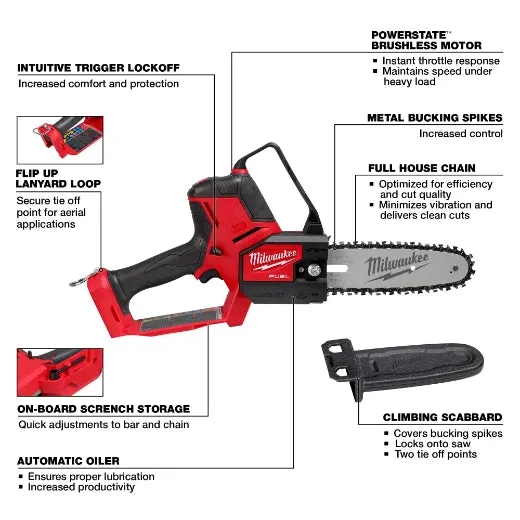 Milwaukee 3004-20 M18 FUEL™ HATCHET™ 8" Pruning Saw (Tool Only)