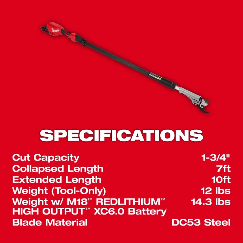 Milwaukee 3008-20 M18 Fuel Telescoping Pruning Shear (Tool Only)