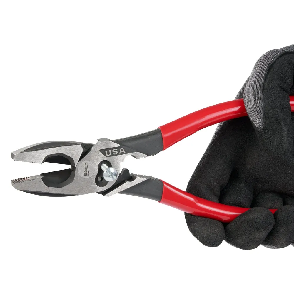 Milwaukee MT500C 9" Lineman's Dipped Grip Pliers w/ Crimper & Bolt Cutter (USA)