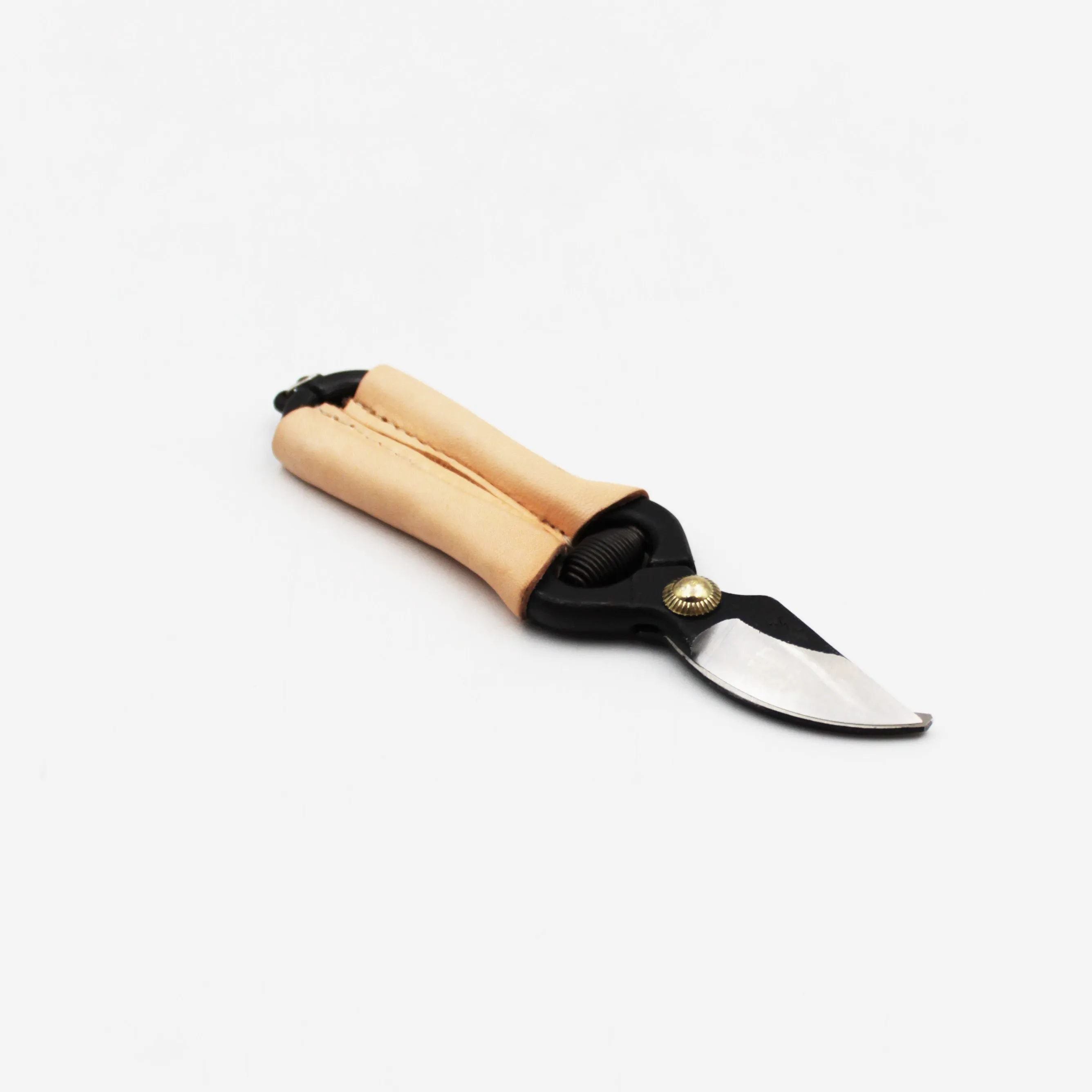 Mini Pruning Shears with Leather Handles