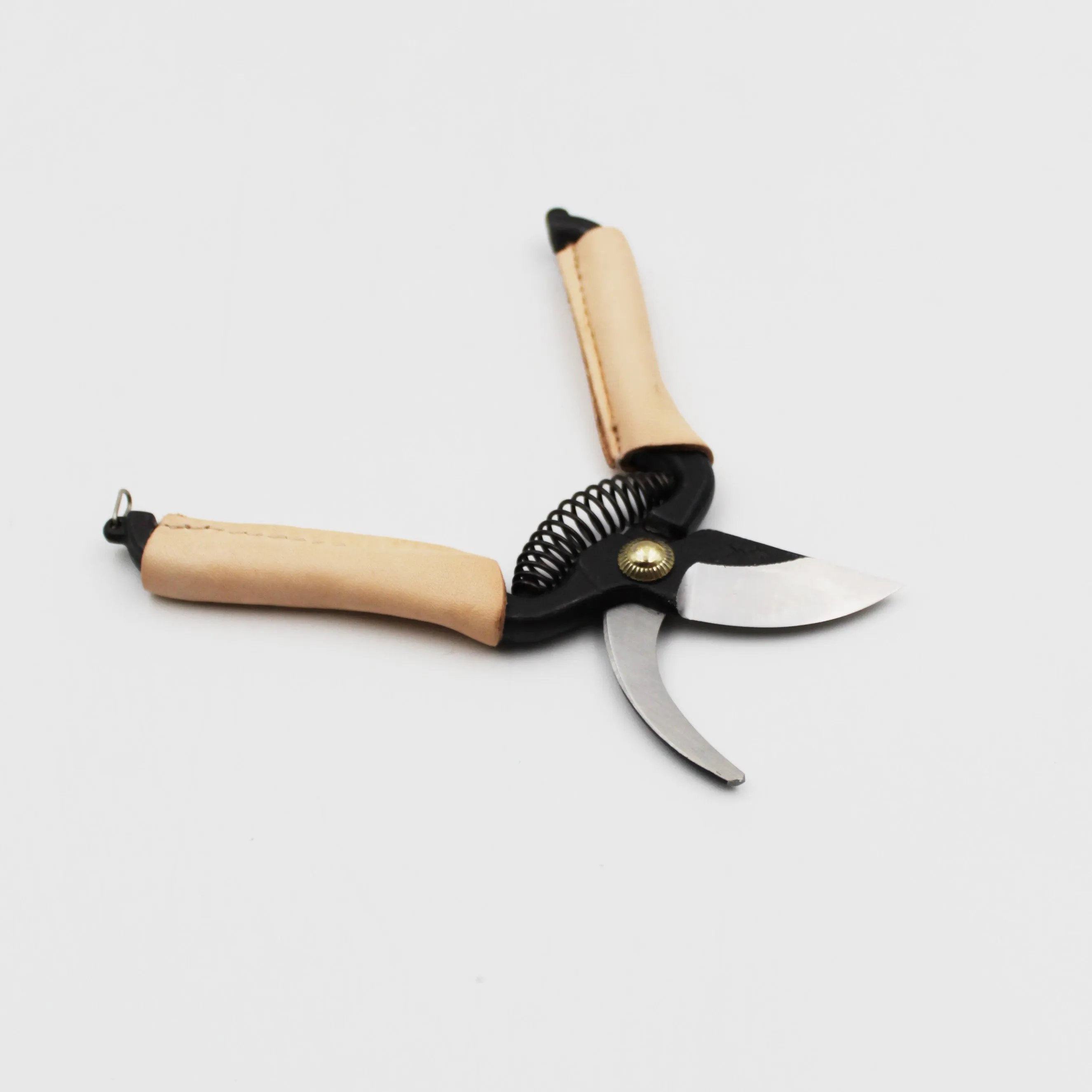 Mini Pruning Shears with Leather Handles