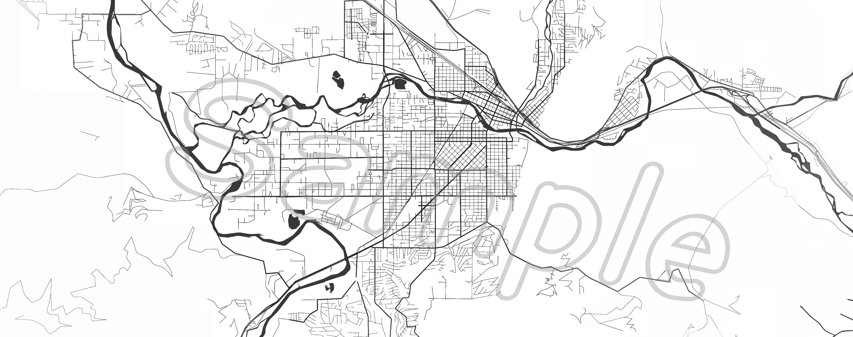 Missoula Map Insulated Hydration Bottle