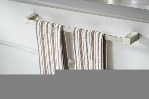 MOEN 90 Degree brushed nickel 24" towel bar