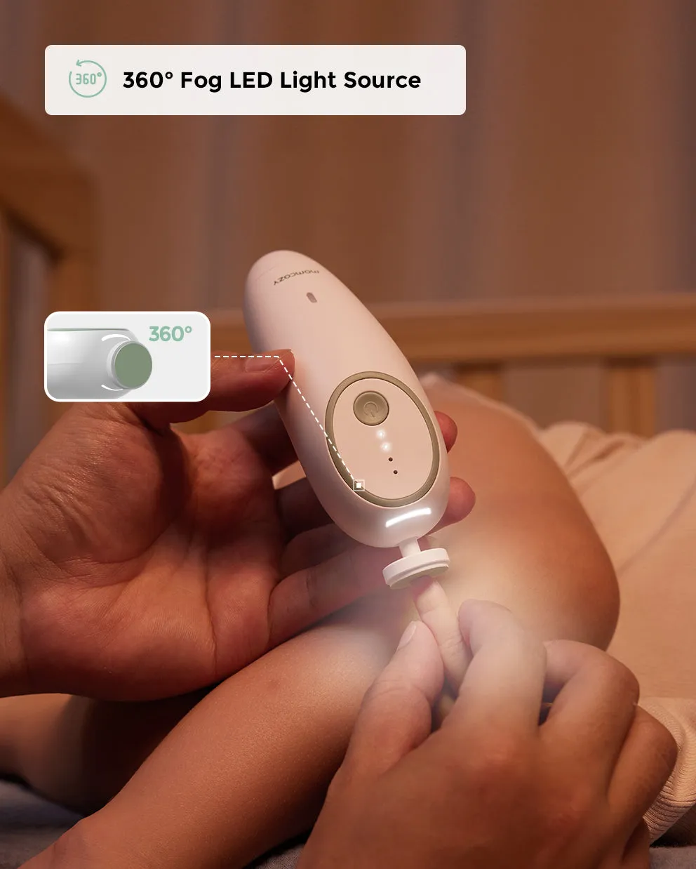 Momcozy Electric Baby Nail File - Low Noise