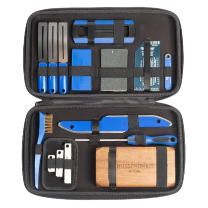 MusicNomad FRET-TOOL-18PC-SET Premium Guitar Tech Fret Tool Set