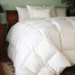 Natural Nights 600 Winter Weight Down Comforter - Cal. King (115" x 110")