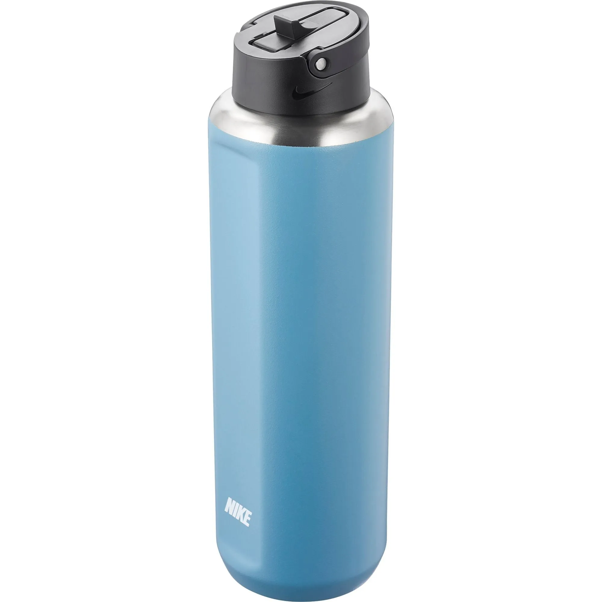 Nike Recharge Stainless Steel Straw Bottle (32 oz)-Cerulean/Black/White