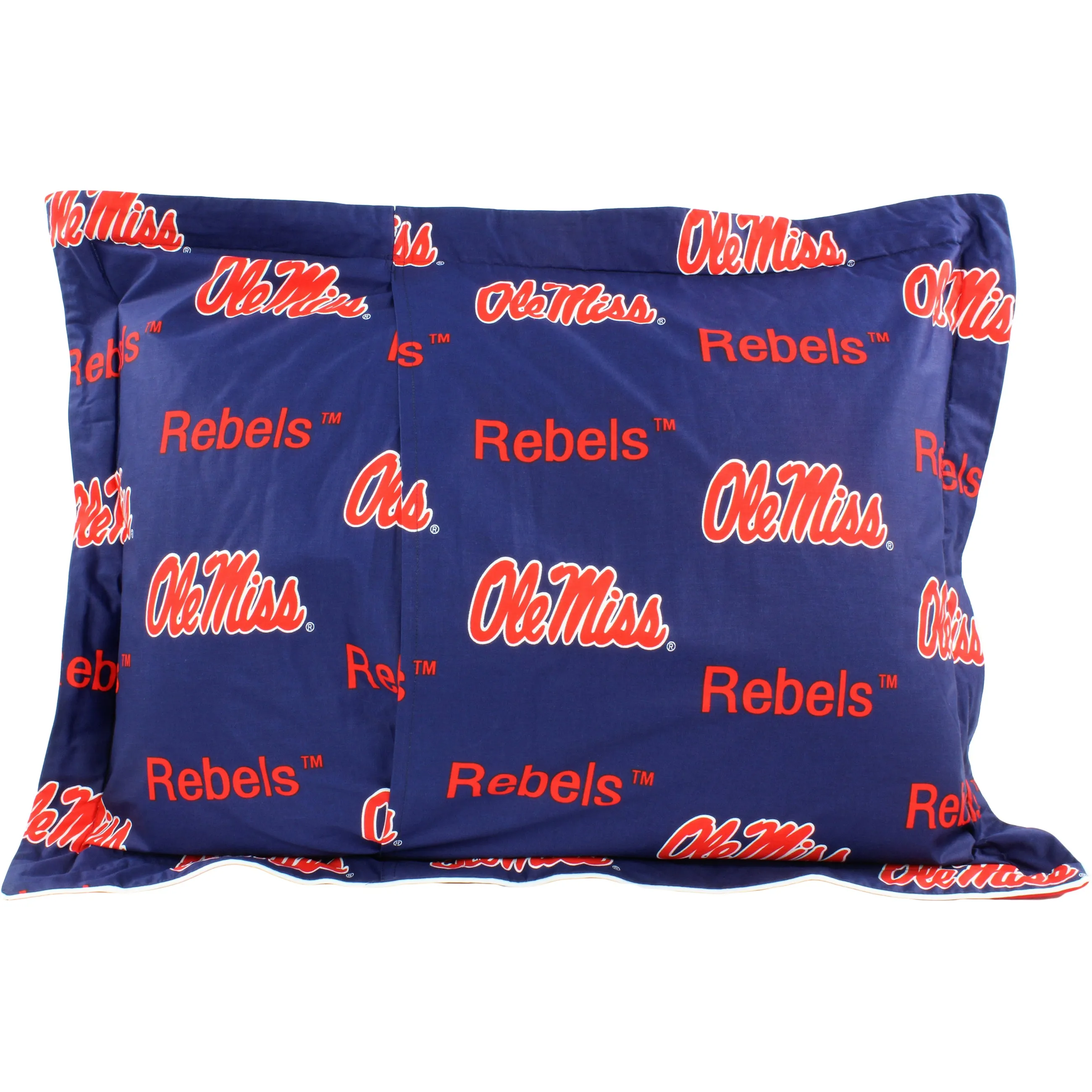 Ole Miss Rebels Reversible Cotton Comforter Set