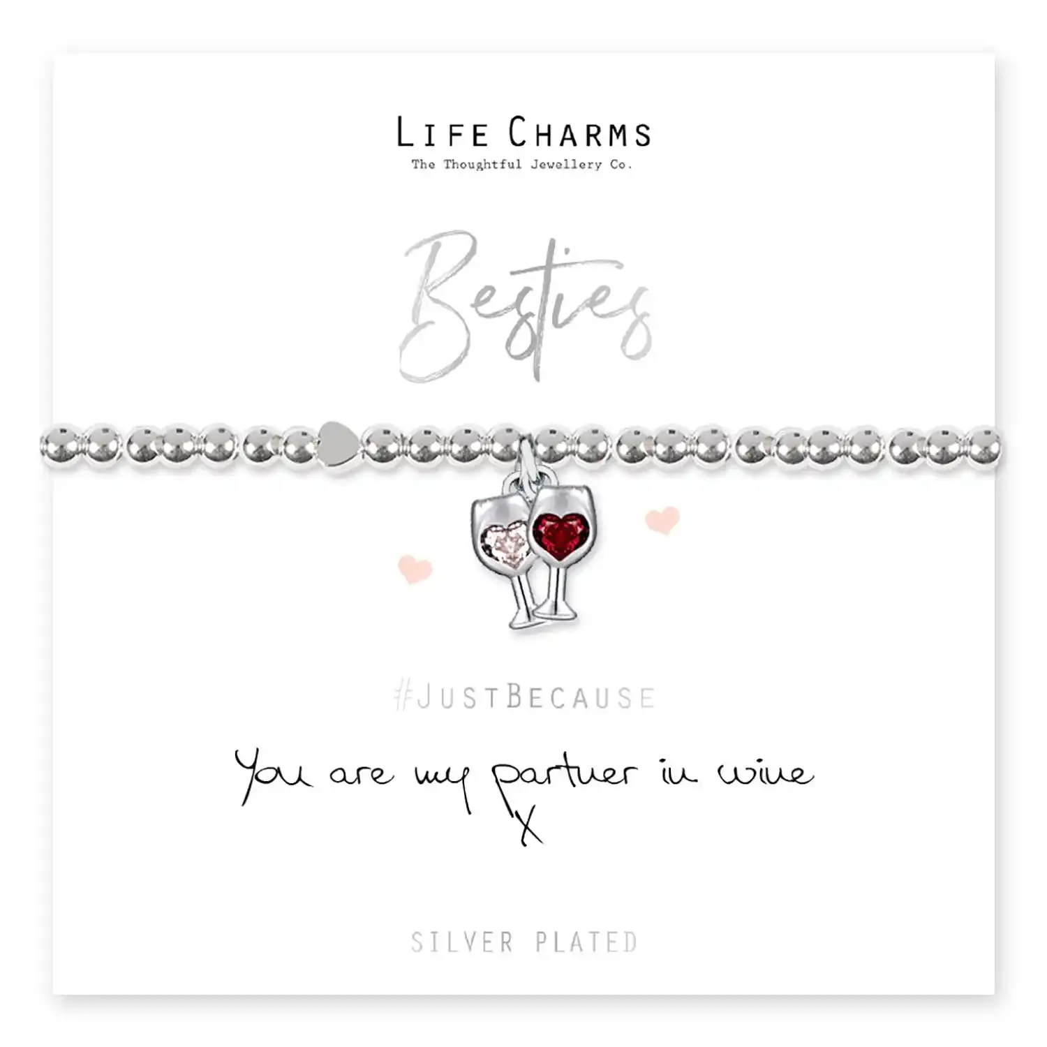 Partners In Wine Bracelet - Silver