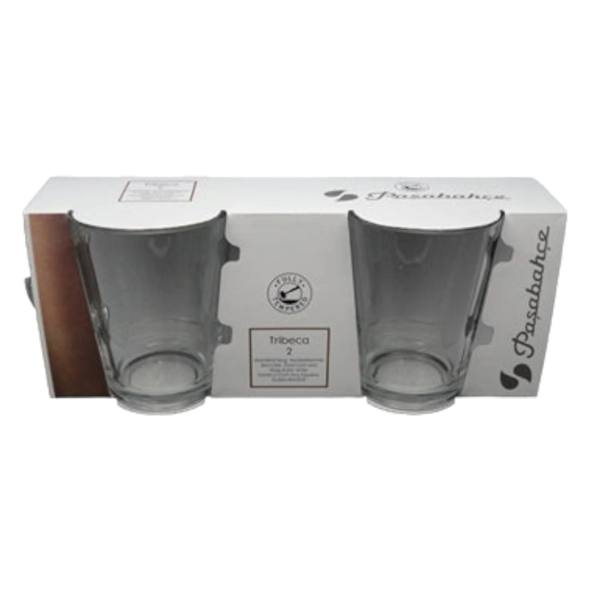 Pasabahce Tribeca Café Latte Mug 400ml 2pc 23228