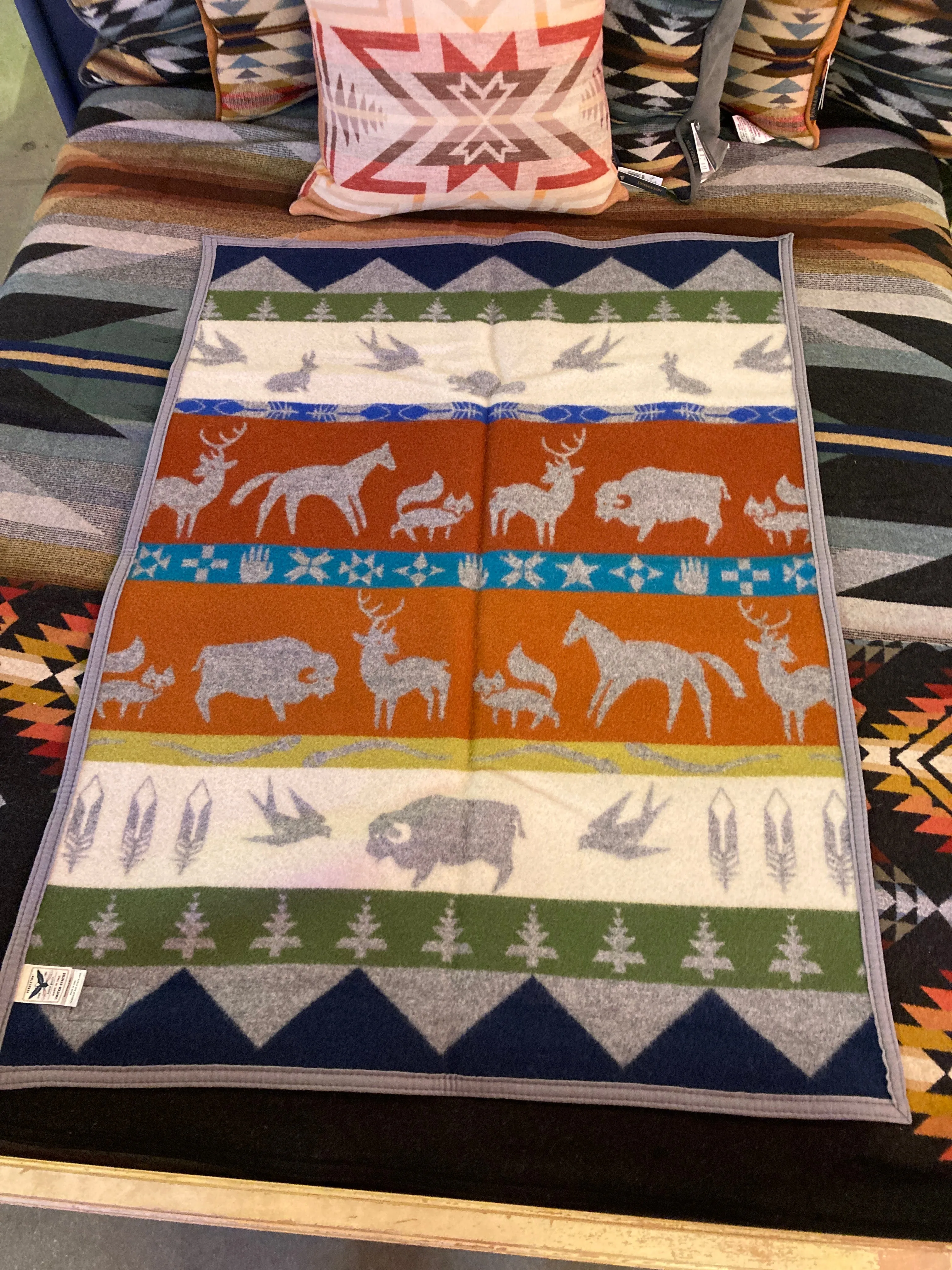 Pendleton SHARED PATHS CRIB BLANKET