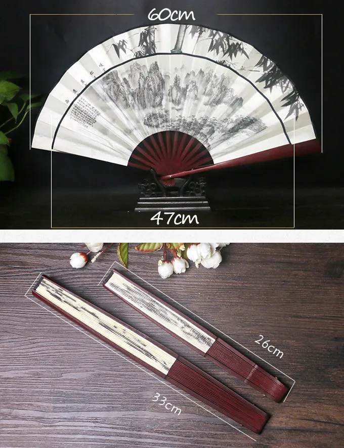 Peony Painting Handmade Traditional Chinese Folidng Fan Decorative Fan