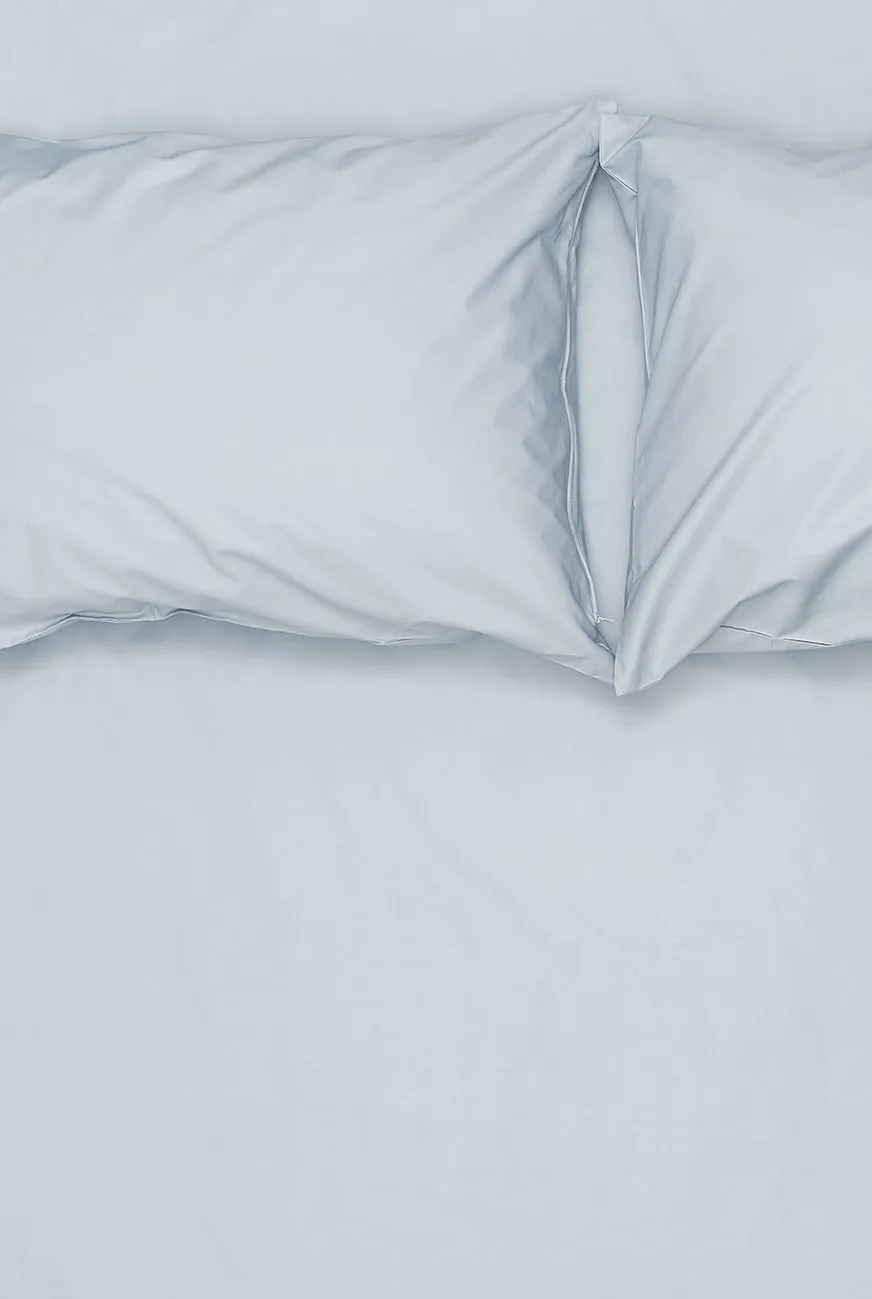 Pima Cotton Percale Bedding in Powder Blue Color