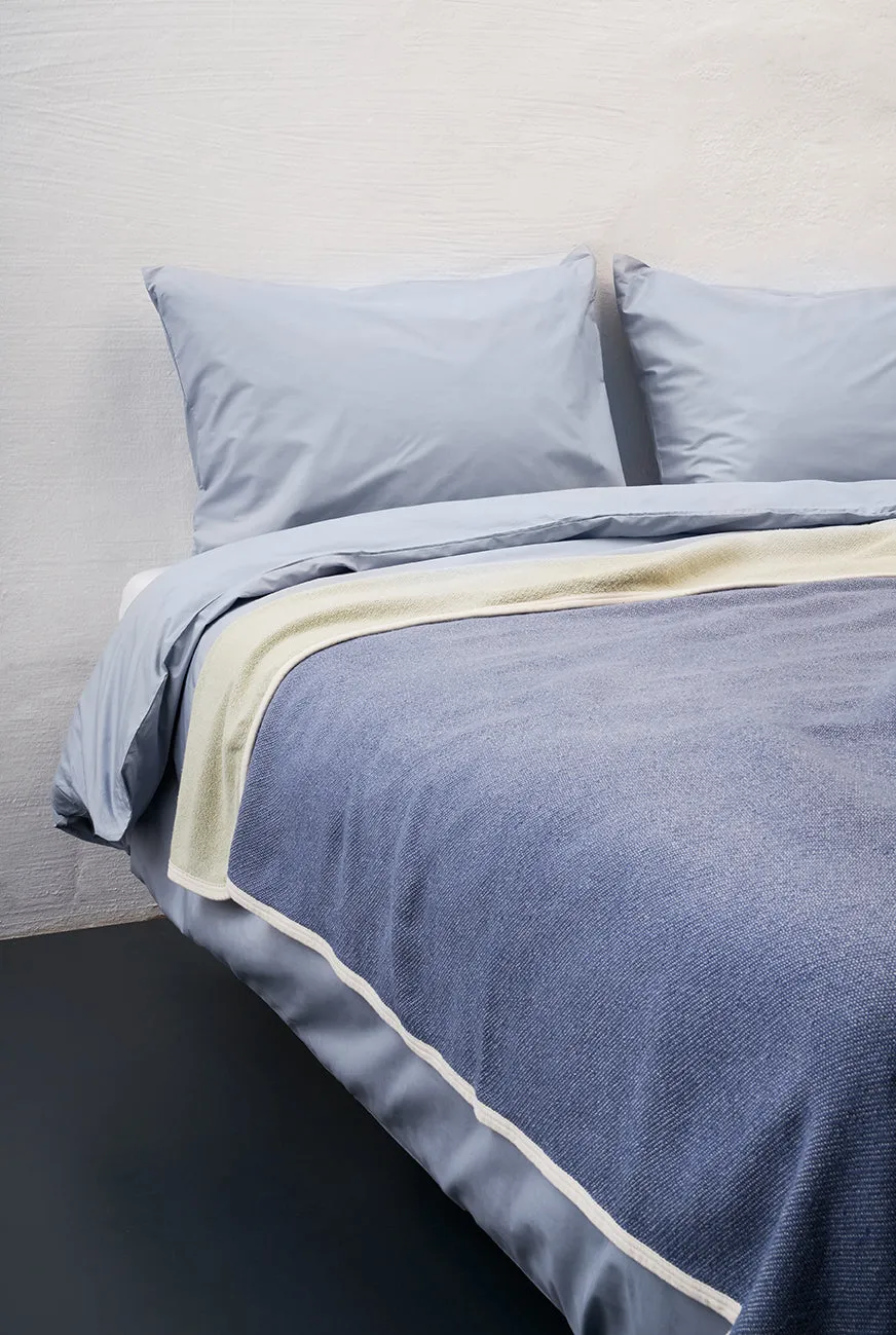 Pima Cotton Percale Bedding in Powder Blue Color