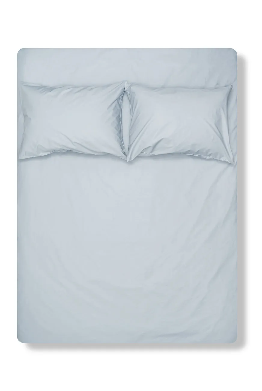 Pima Cotton Percale Bedding in Powder Blue Color