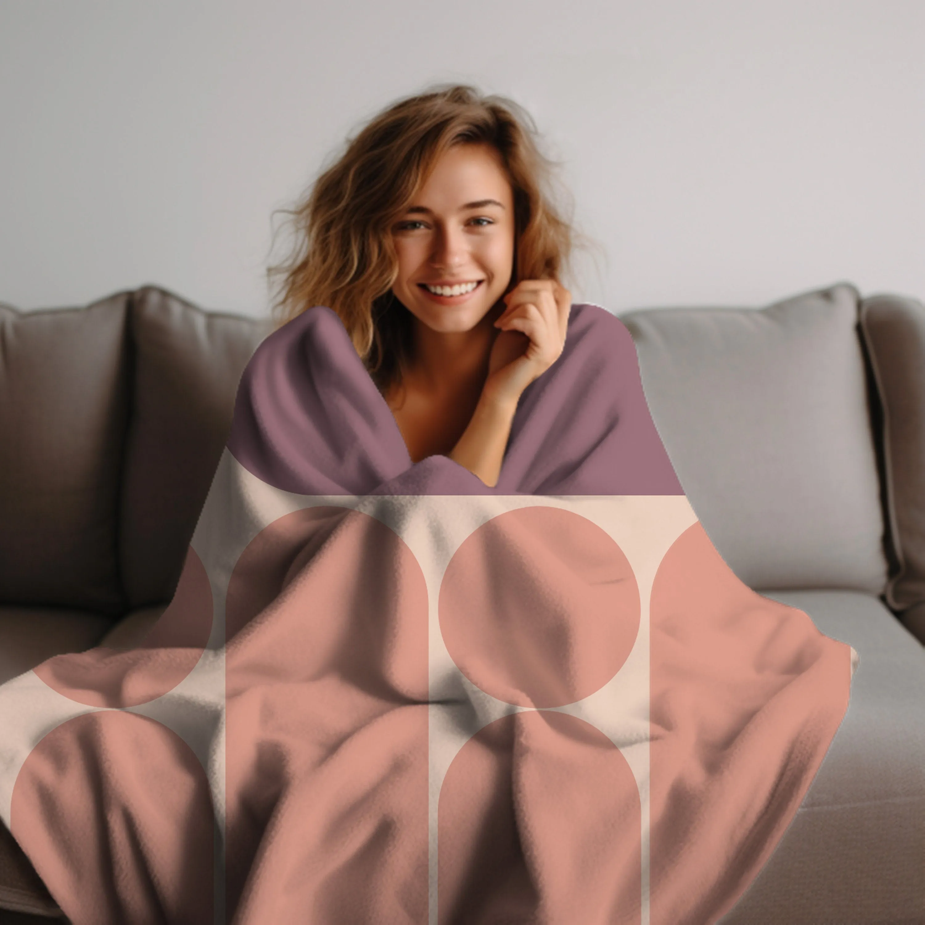 Plush Velveteen Throw Blanket