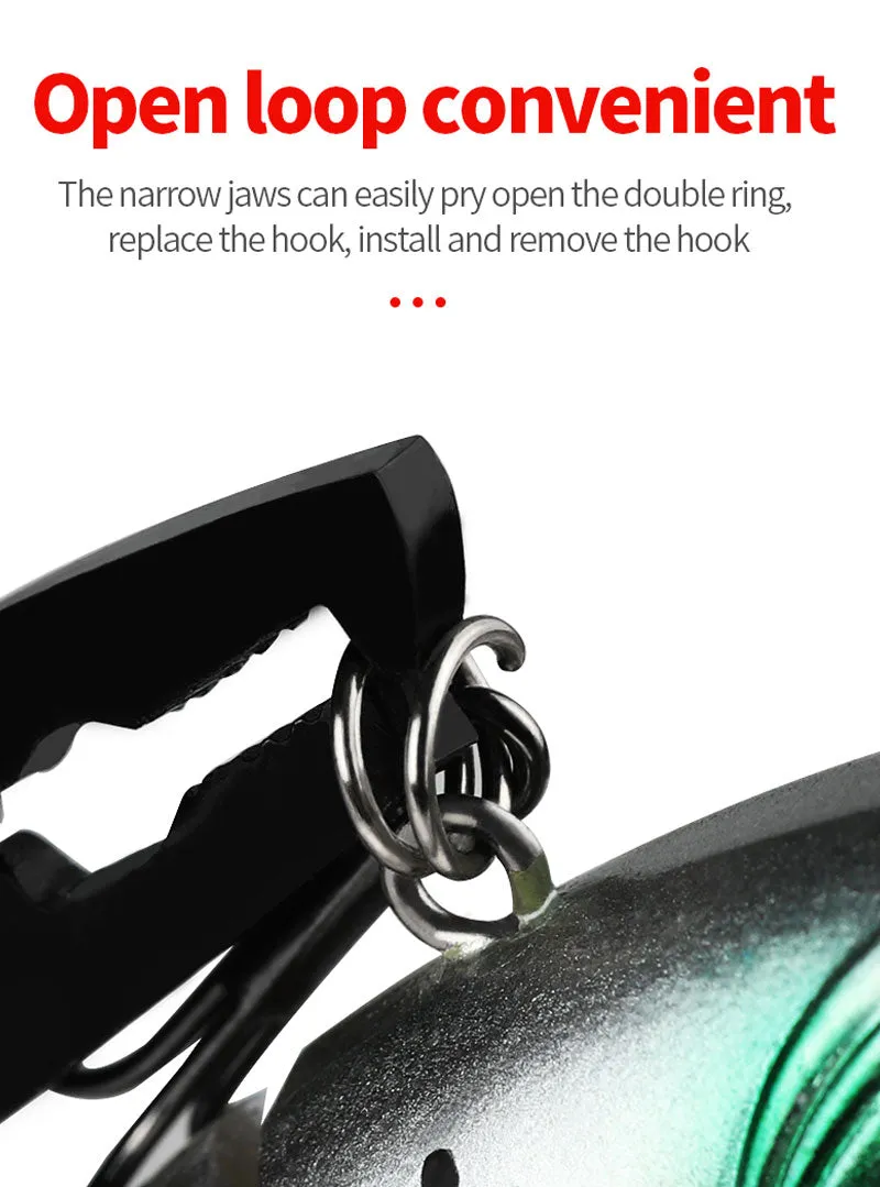 Portable Folding Multifunctional Fishing Pliers Stainless Steel Scissors Line Cutter Remove Hook Fishing Tools Pliers Pasca