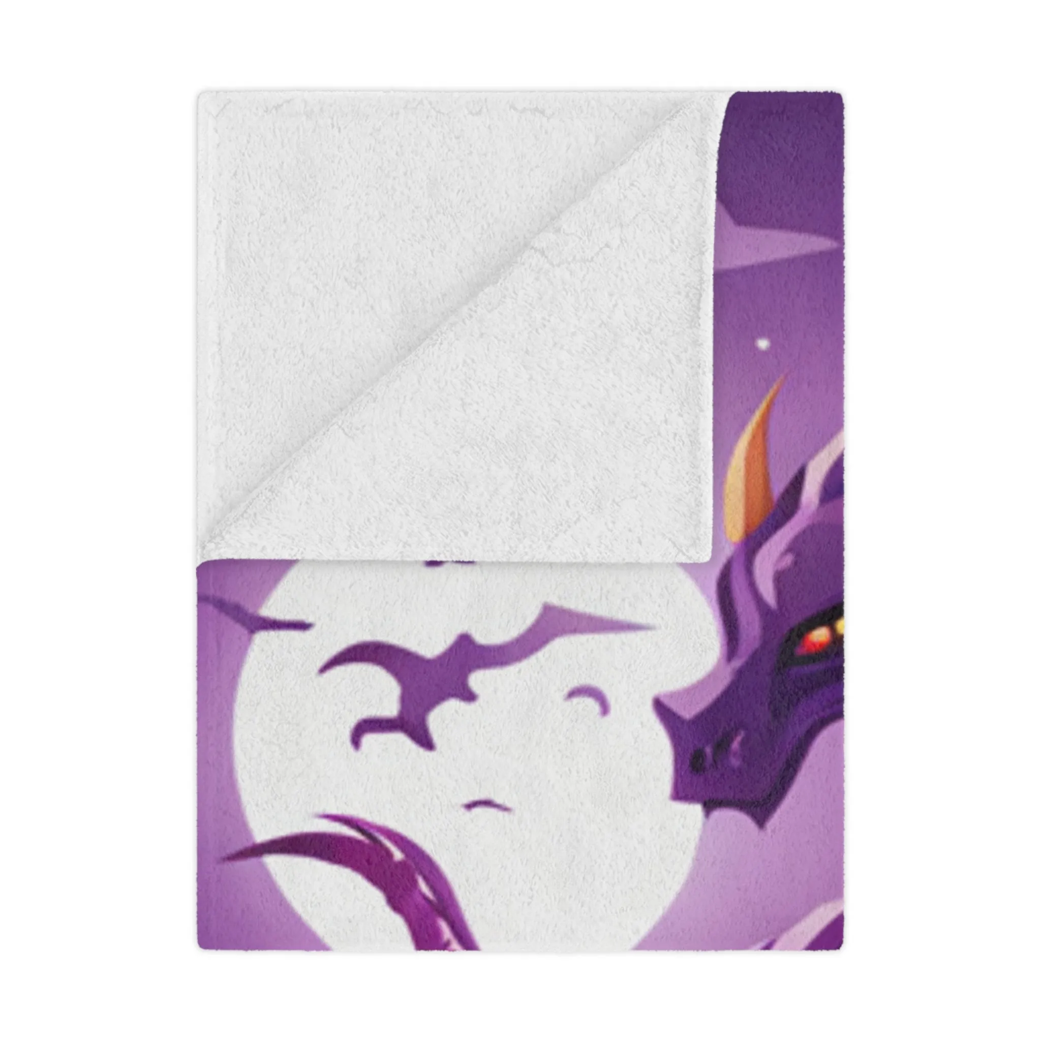 Purple Dragon Minky Blanket