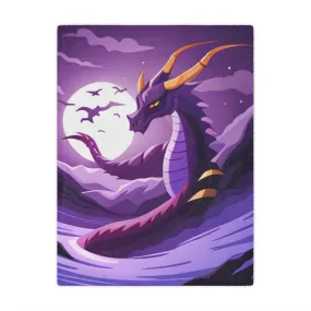 Purple Dragon Minky Blanket