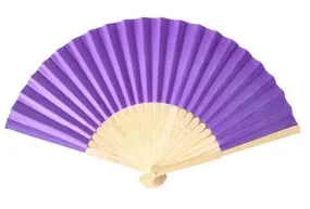 Purple Small Paper Fan