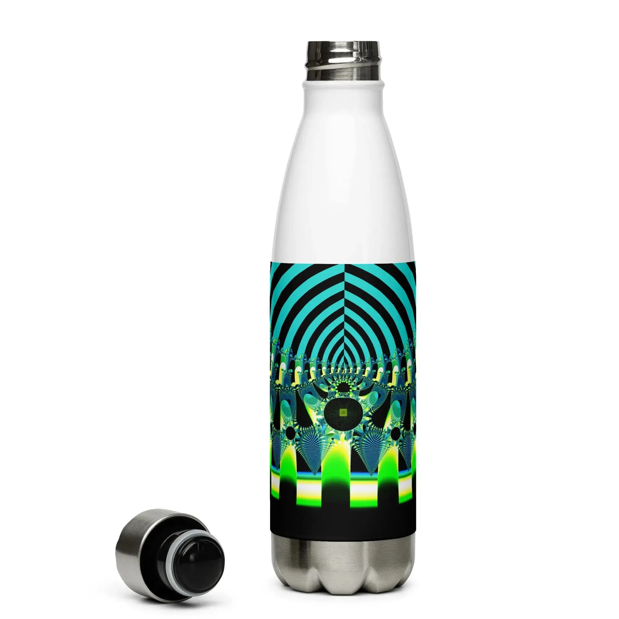 "Happy Stripes" Collection - Stainless Steel Water Bottle