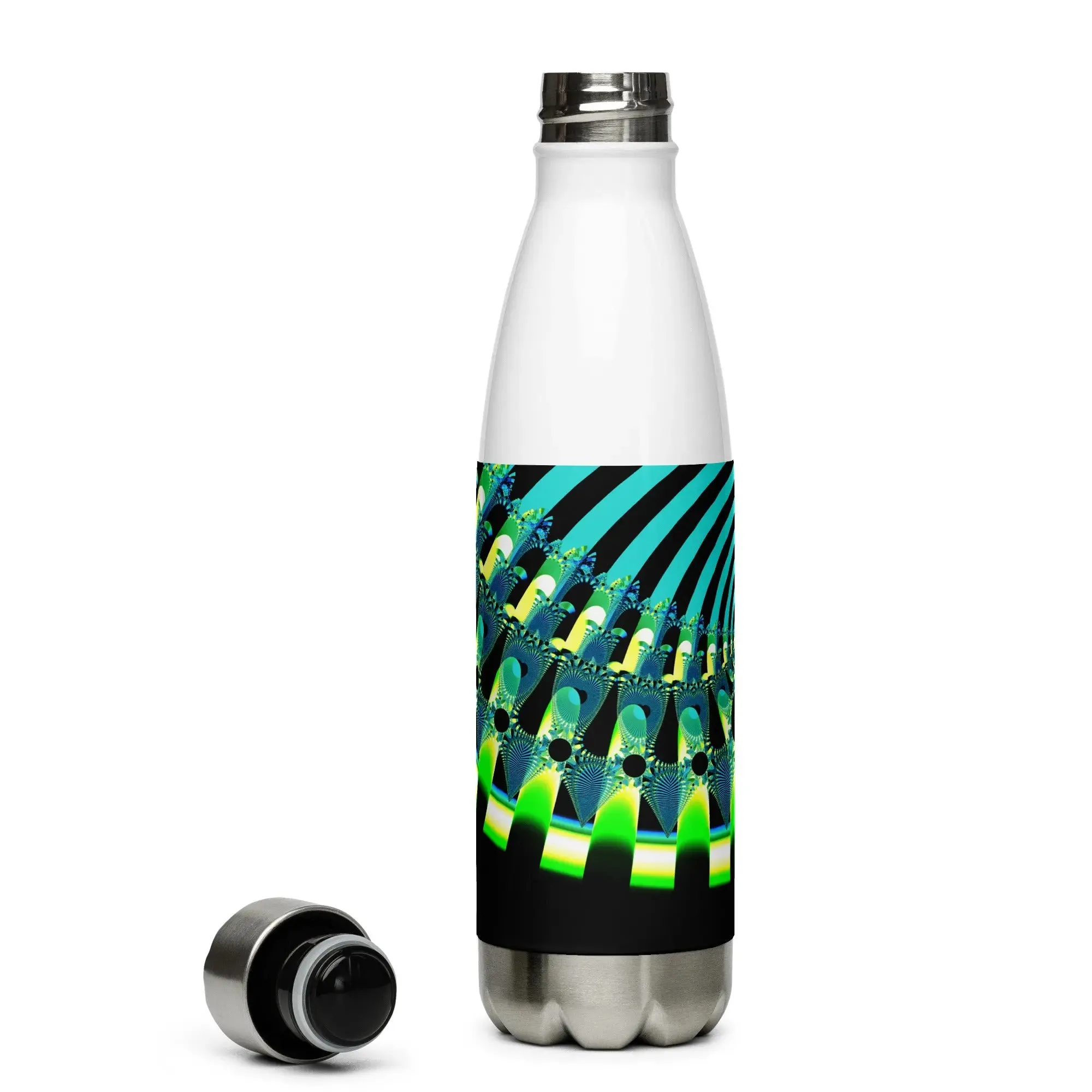 "Happy Stripes" Collection - Stainless Steel Water Bottle