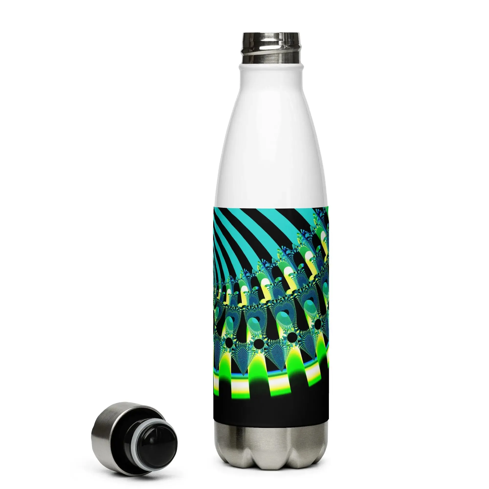 "Happy Stripes" Collection - Stainless Steel Water Bottle