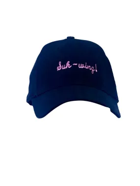 "Suh-wing" Message Cap in Navy